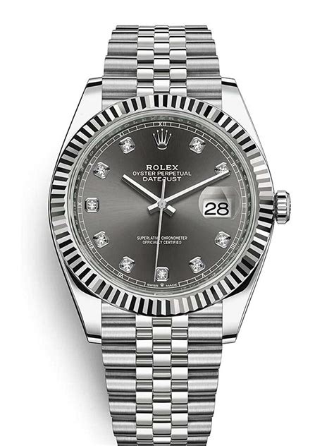 rolex datejust 41mm slate dial|rolex datejust 41 smooth bezel.